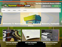 Tablet Screenshot of bannergator.com